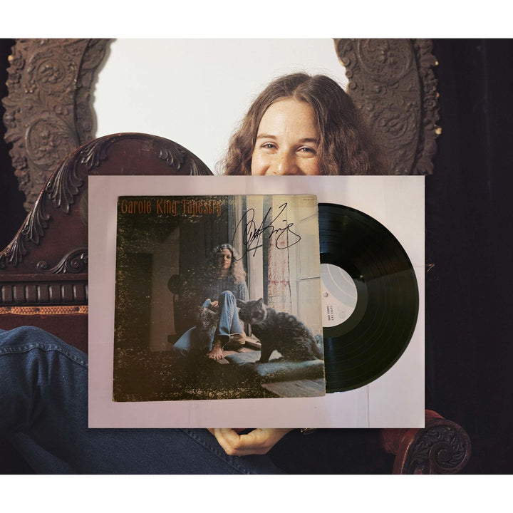 Carole King "Tapestry" LP signed with proof.