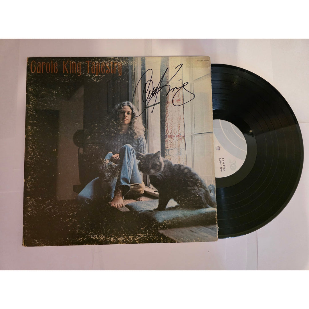 Carole King "Tapestry" LP signed with proof.