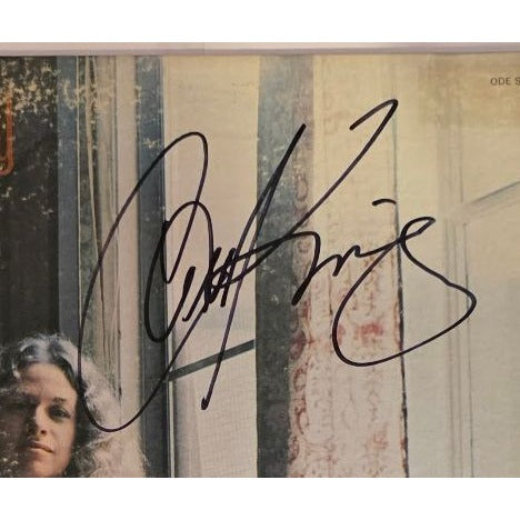 Carole King "Tapestry" LP signed with proof.