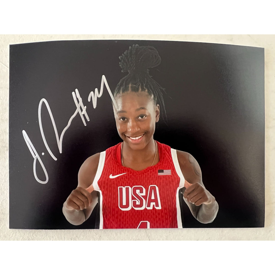 Jewell Loyd USA Women Basketball Team 5x7 signed