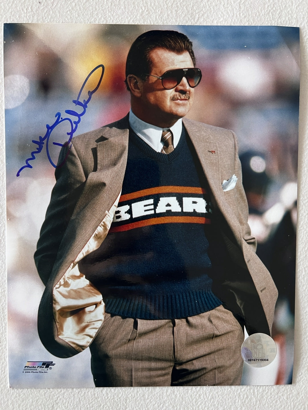 Chicago Bears Mike Ditka 8x10 photo signed