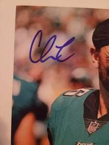 Chris Long Philadelphia Eagles 8x10 signed with proof