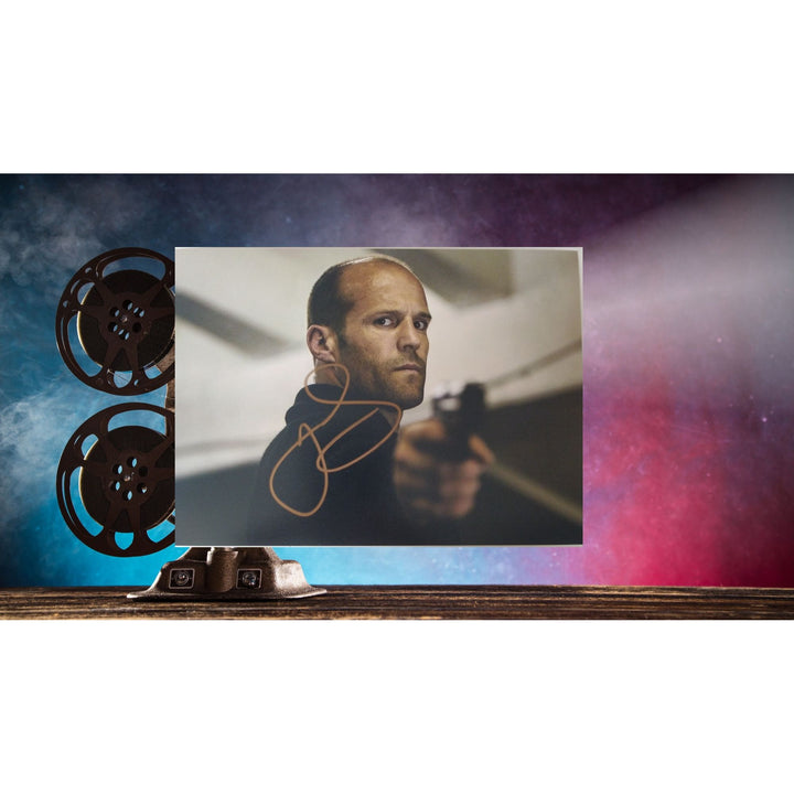 Jason Statham, 5x7 photo, signed, with proof