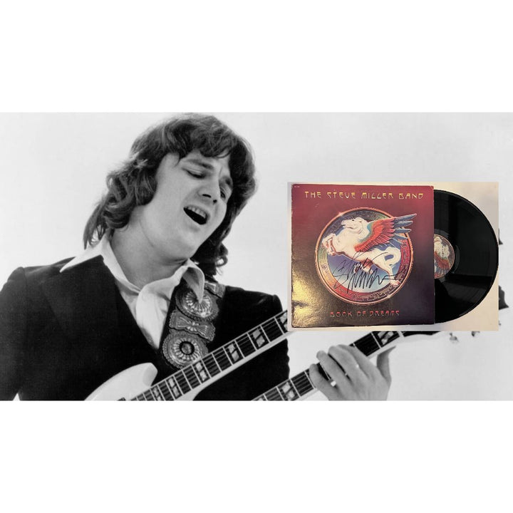 Steve Miller Band Book of Dreams original lp signed with proof..