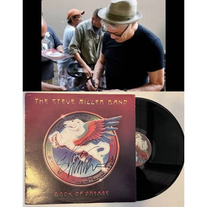 Steve Miller Band Book of Dreams original lp signed with proof..