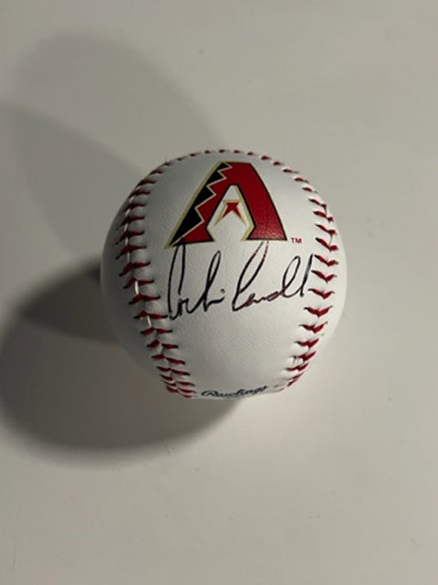 Corbin Carroll Arizona Diamondbacks Rawlings MLB Baseball signed with proof and free acrylic display case