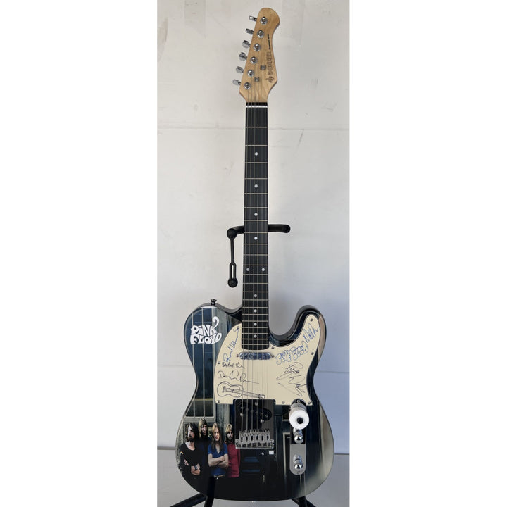 Pink Floyd Roger Waters David Gilmour Richard Wright Nick Mason "One of a Kind" telecaster full size electric guitar signed with proof.