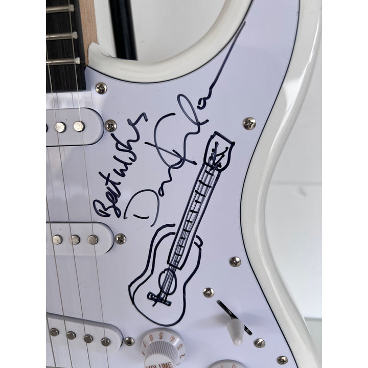 Pink Floyd Roger Waters David Gilmour Richard Wright Nick Mason electric guitar signed with proof ..