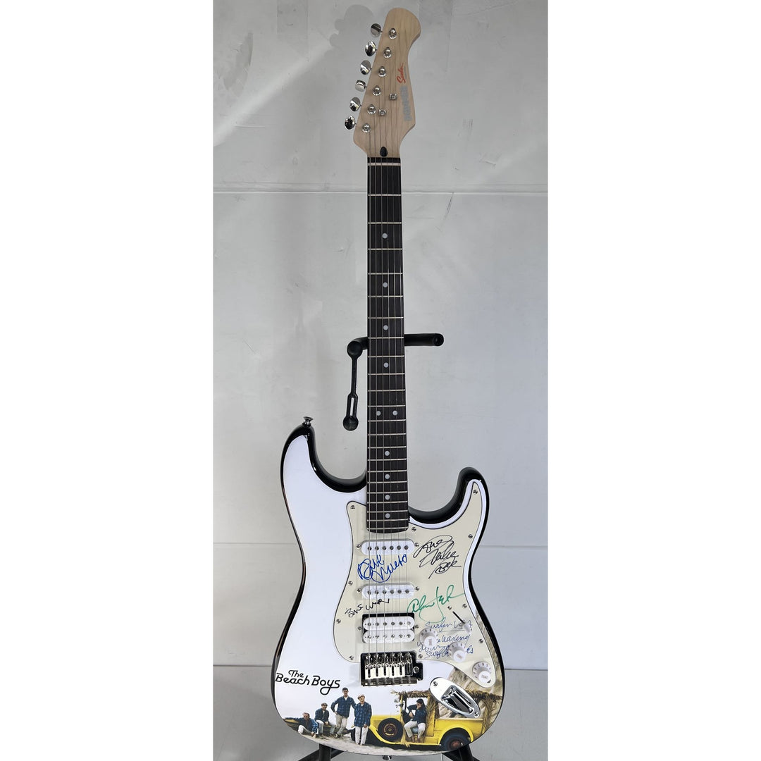The Beach Boys full size Stratocaster one of a kind  electric guitar Brian Wilson, Mike Love, Al Jardine, David Marks (with lyrics).