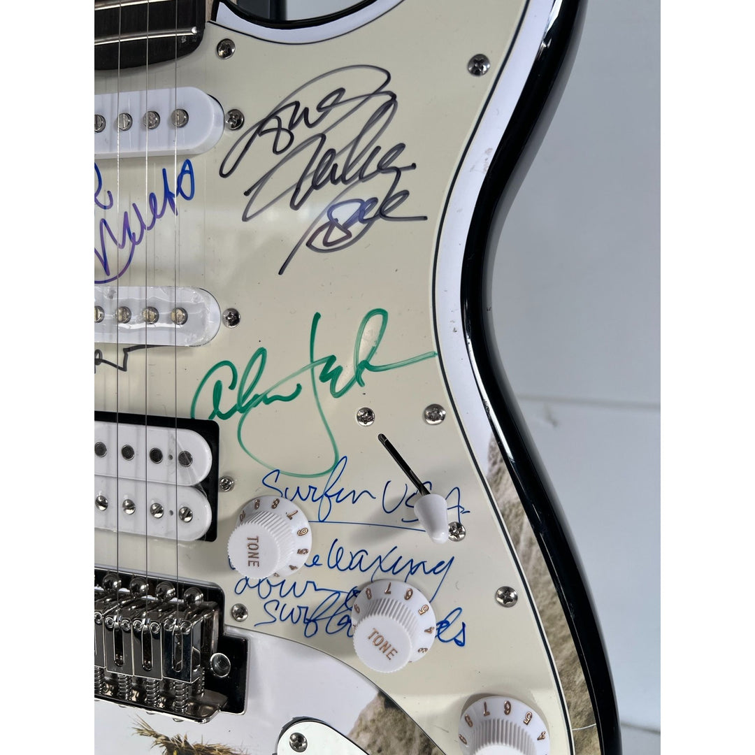 The Beach Boys full size Stratocaster one of a kind  electric guitar Brian Wilson, Mike Love, Al Jardine, David Marks (with lyrics).