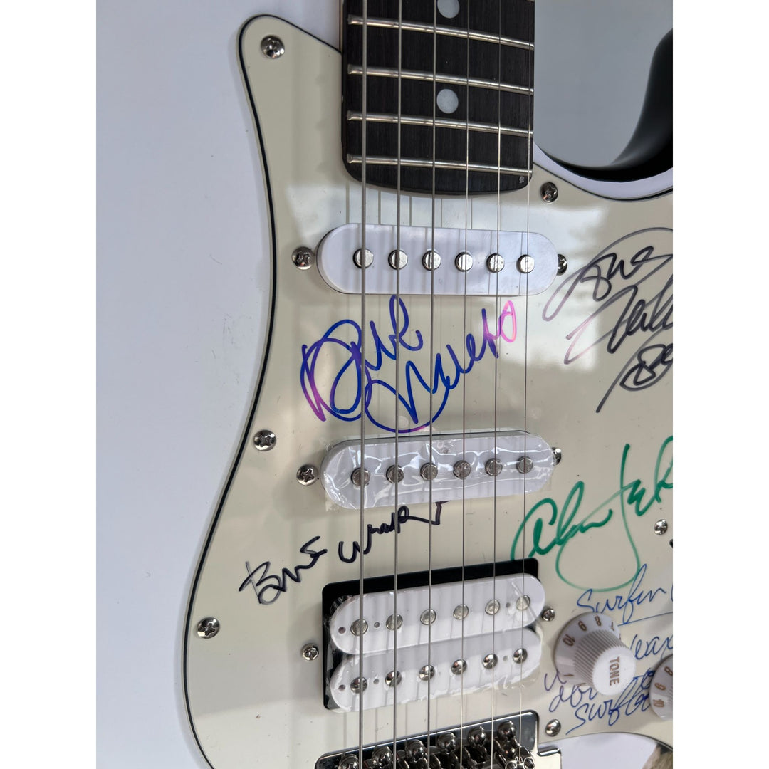 The Beach Boys full size Stratocaster one of a kind  electric guitar Brian Wilson, Mike Love, Al Jardine, David Marks (with lyrics).