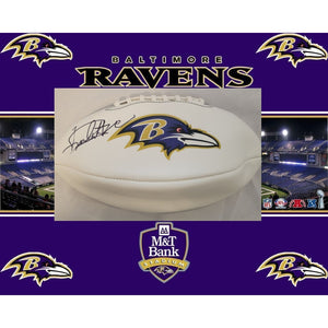 Baltimore Ravens full size football Derrick Henry signed with proof