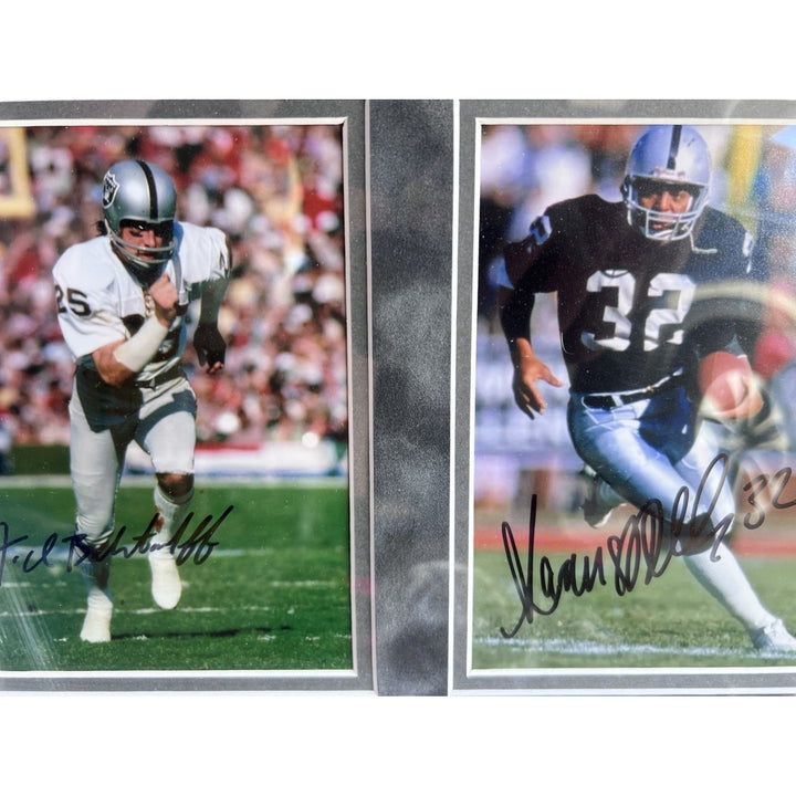 Los Angeles Raiders Oakland Raiders Al Davis Ted Hendricks Marcus Allen John Madden (14) 5x7 photo signed by the all-time greatest Raiders w