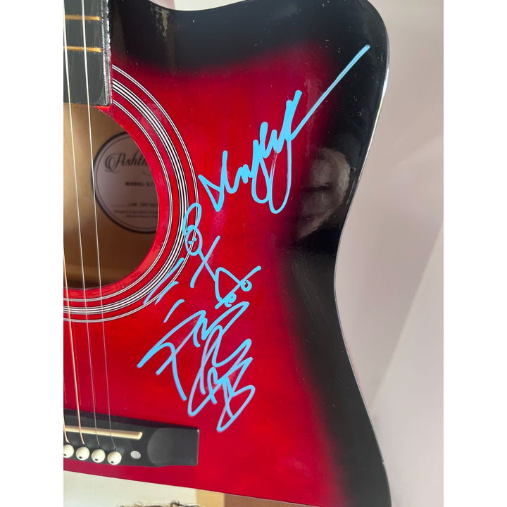 Jelly Roll signed "SON OF A SINNER" Hanswritten Lyric & Post Malone 38' acoustic guitar signed with proof