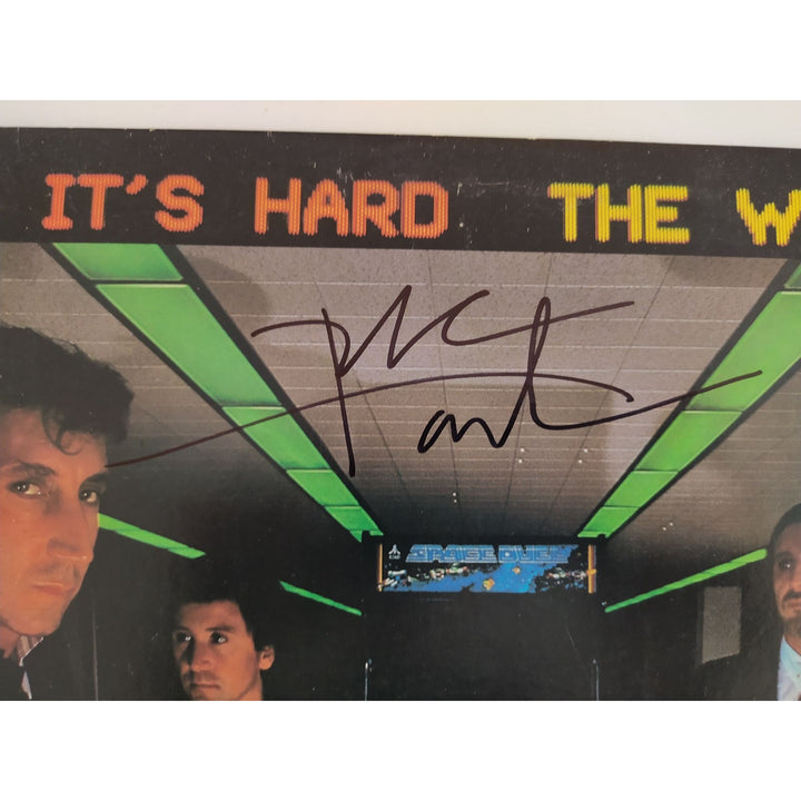 The Who "It's hard" Pete Townshend Roger Daltrey John Entwistle original LP signed with proof