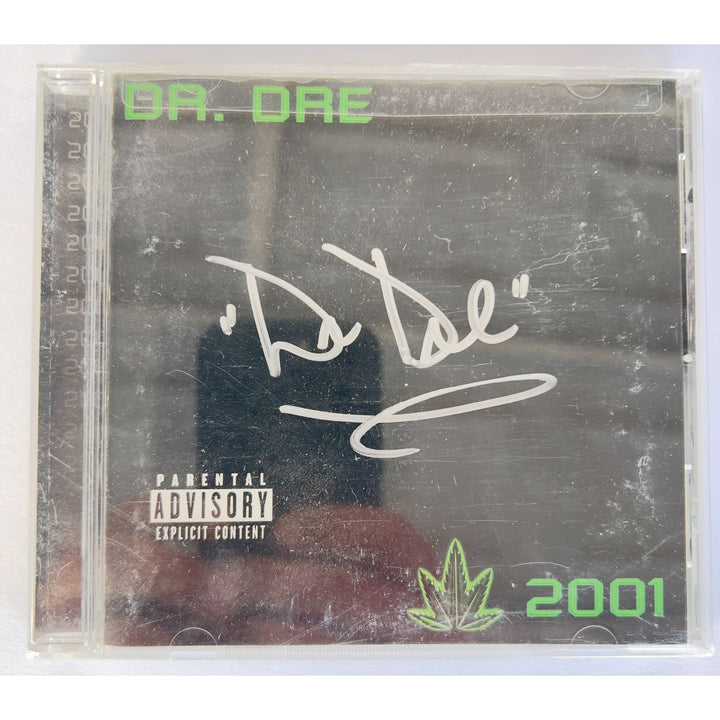 "Dr. Dre" Andre Romell Young "2001" CD jacket & and CD both signed with proof