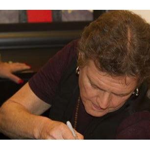 Rick Allen Def Leppard legendary drummer pair of drumsticks signed with proof