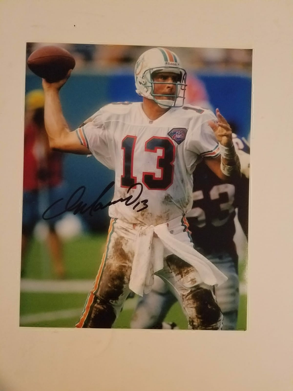 Dan Marino Miami Dolphins 8x10 signed with proof