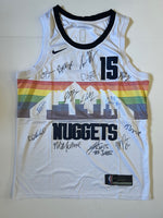 Load image into Gallery viewer, Denver Nuggets Nicola Jokic, Jamal Murray 2022-23 Team signed jersey with proof
