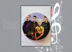 Load image into Gallery viewer, Depeche Mode David Gahan, Andrew Fletcher, Martin Gore, Alan Wilder one-of-a-kind drumhead signed with proof
