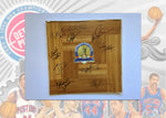 Load image into Gallery viewer, Detroit Pistons 1988-1989 NBA Champ 12x12 parquet wood floorboard signed with proof
