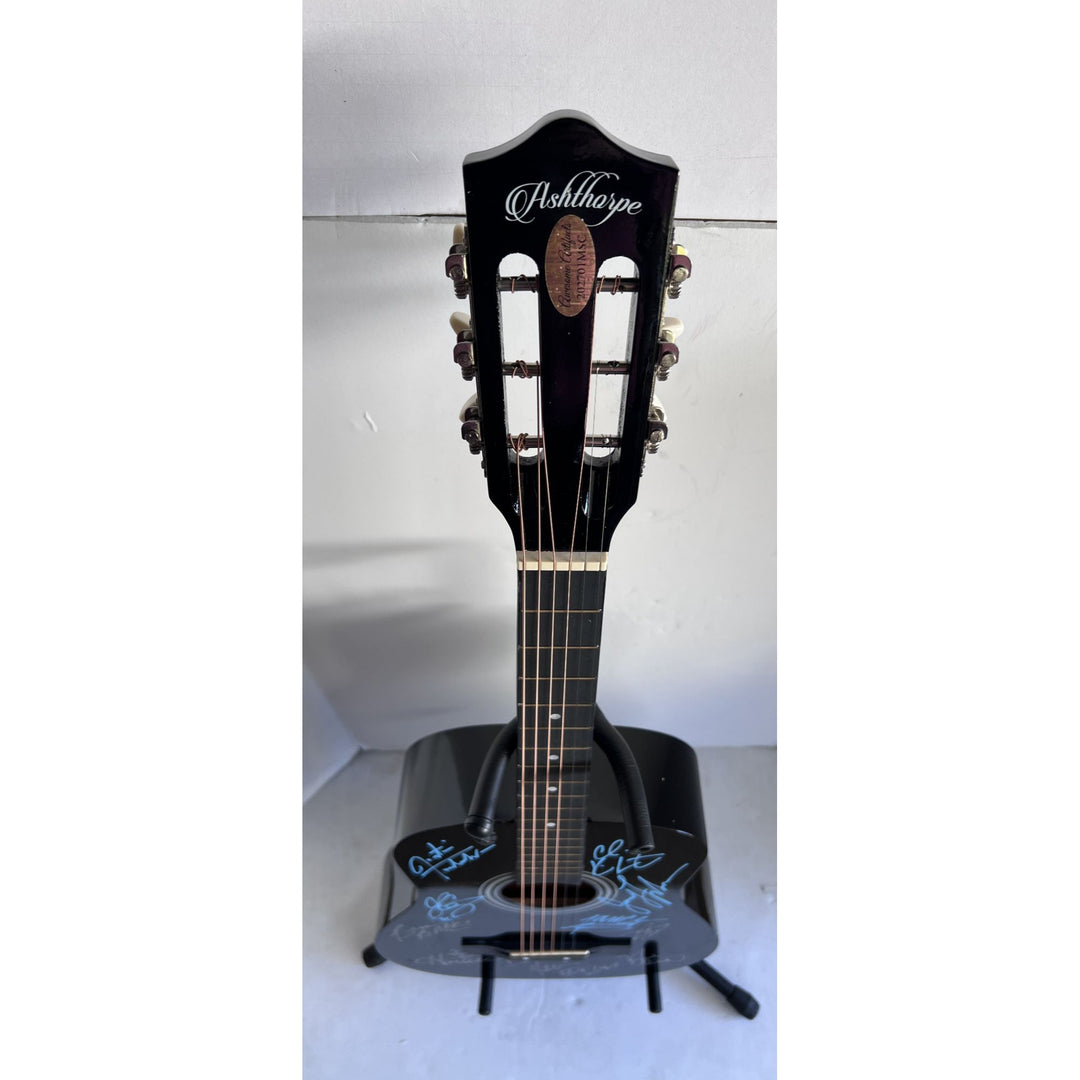 Backstreet Boys and NYSNC full size acoustic guitar signed with proof