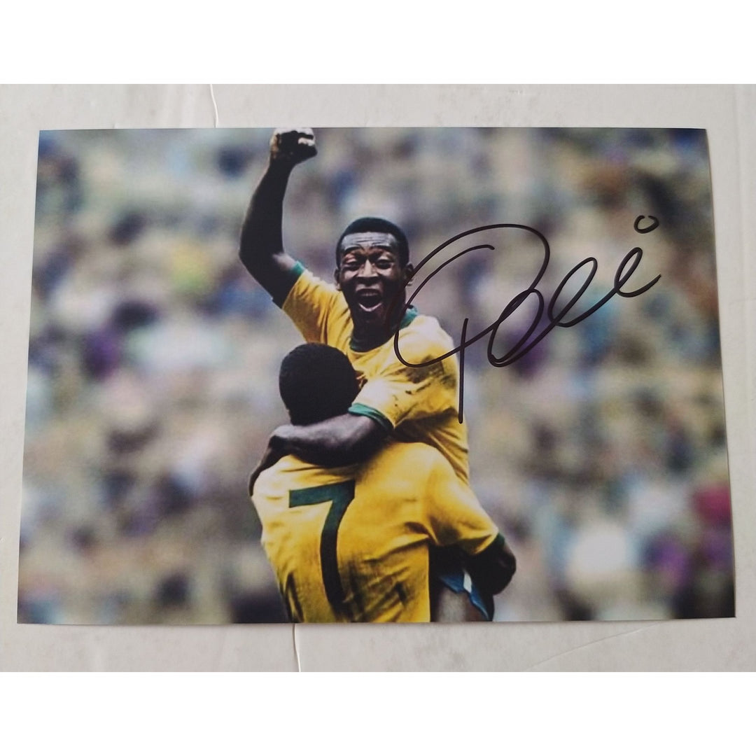  World Cup, All-Time Greats, Edison Arantes do Nascimento, "Pele", signed, 5x7 photo, with proof