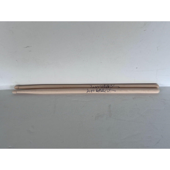 Phil Collins legendary drummer Genesis pair of drumsticks signed with proof