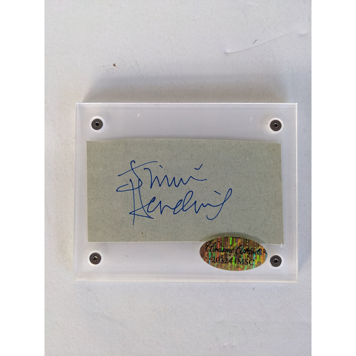 Jimi Hendrix Vintage autograph book page signed with proof