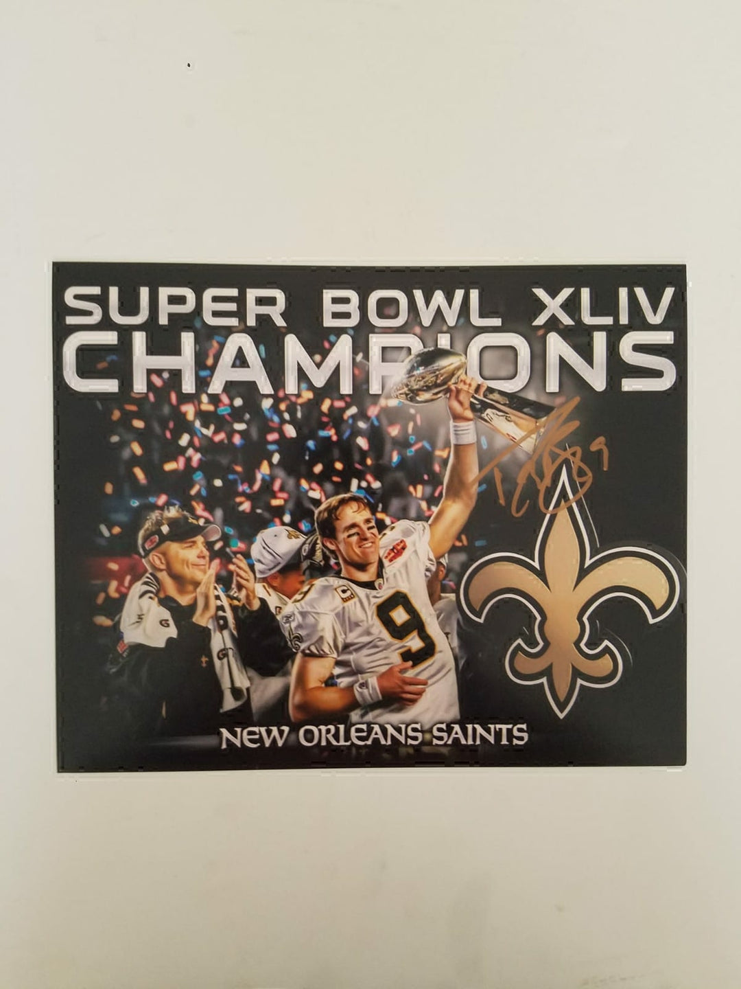 Drew Brees New Orleans Saints 8x10 photo signed with proof