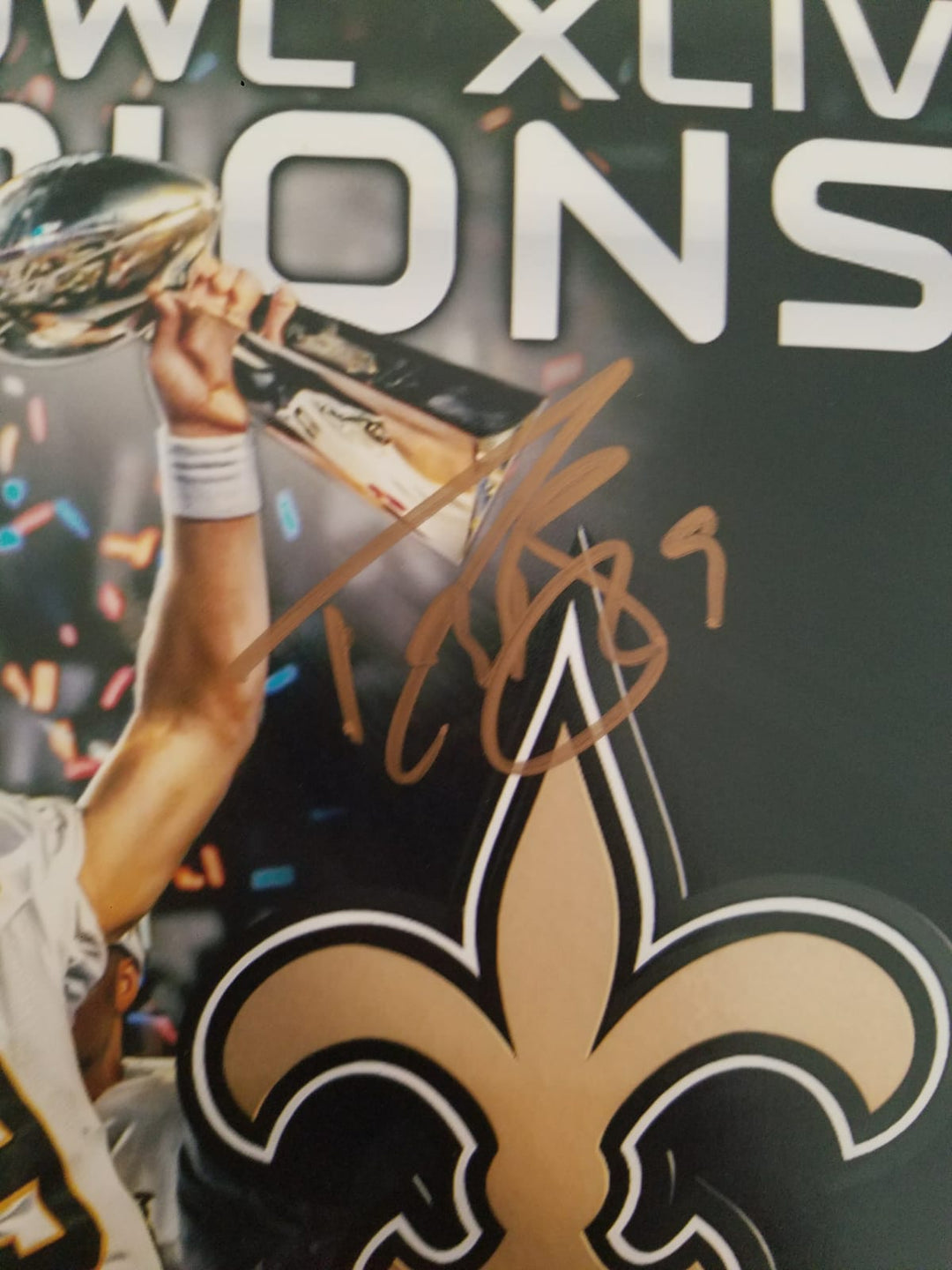 Drew Brees New Orleans Saints 8x10 photo signed with proof