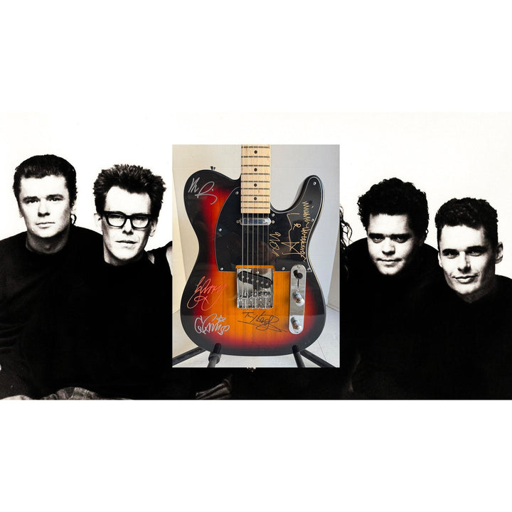 INXS Michael Hutchence full size Telecaster electric guitar signed with proof.