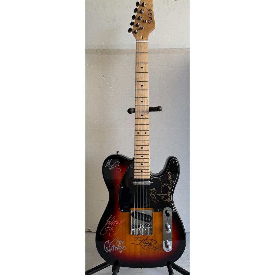 INXS Michael Hutchence full size Telecaster electric guitar signed with proof.