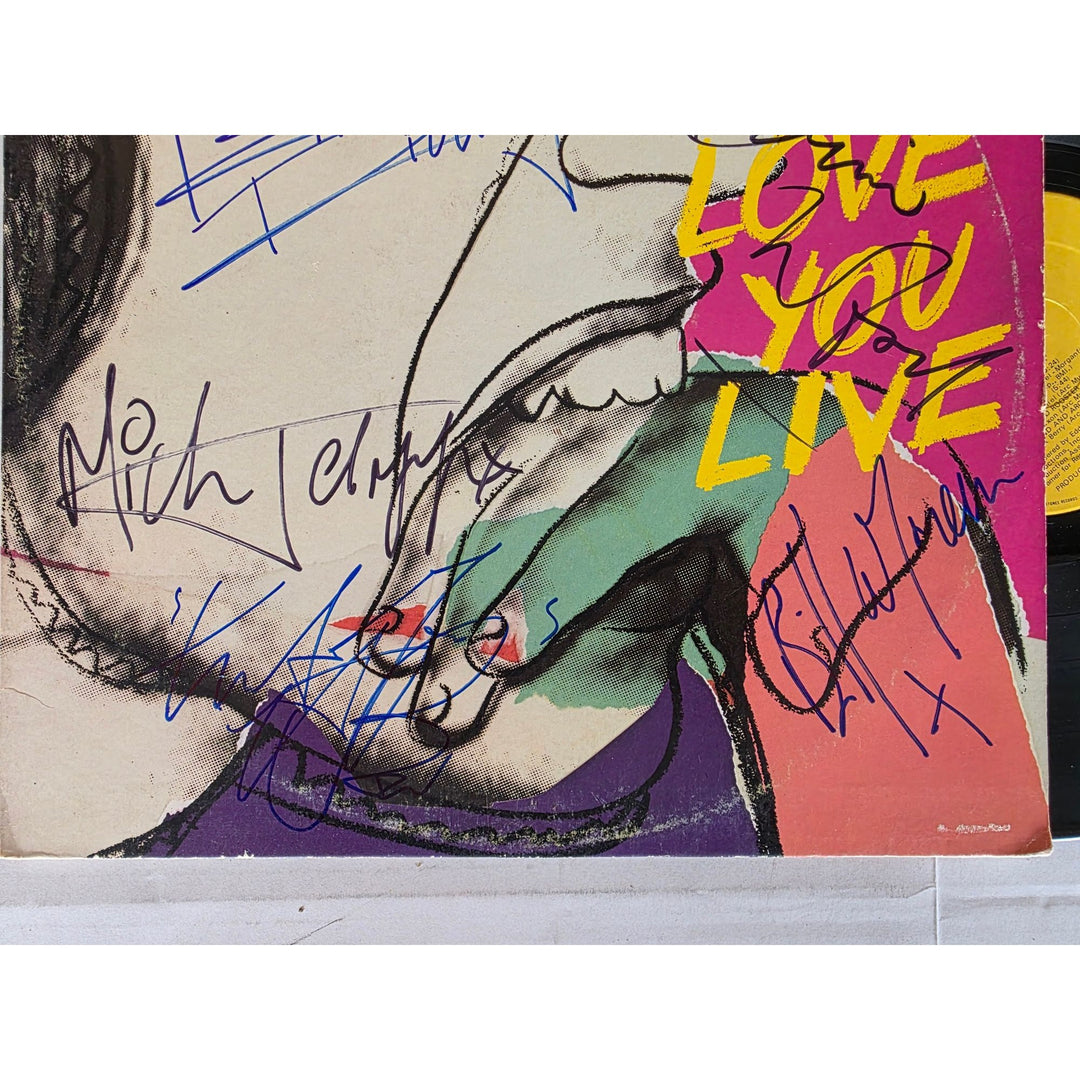 The Rolling Stones ''Love you Live'' LP signed with proof.