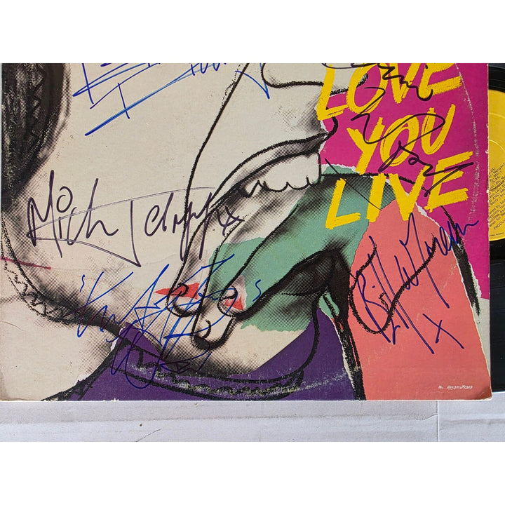 The Rolling Stones ''Love you Live'' LP signed with proof.