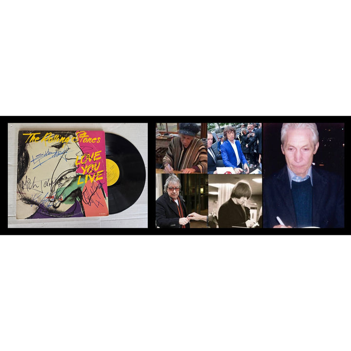 The Rolling Stones ''Love you Live'' LP signed with proof.