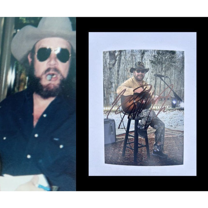 Hank Williams Jr. Country Music Legend 5x7 Photo signed with proof.
