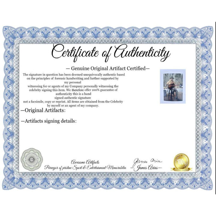 Hank Williams Jr. Country Music Legend 5x7 Photo signed with proof.