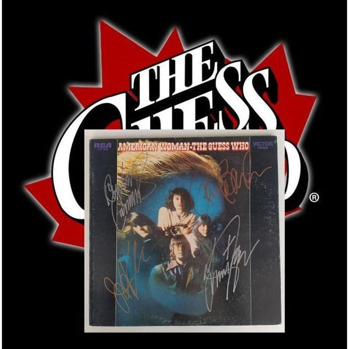 The Guess Who "American Woman" original album LP signed