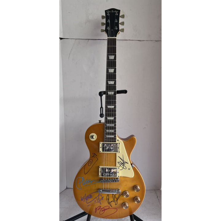 Chester Bennington Linkin Park band full size Les Paul electric guitar signed with proof