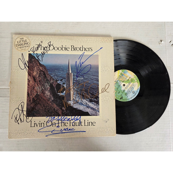 The Doobie Brothers ''Takin it to the Streets'' LP signed with proof.