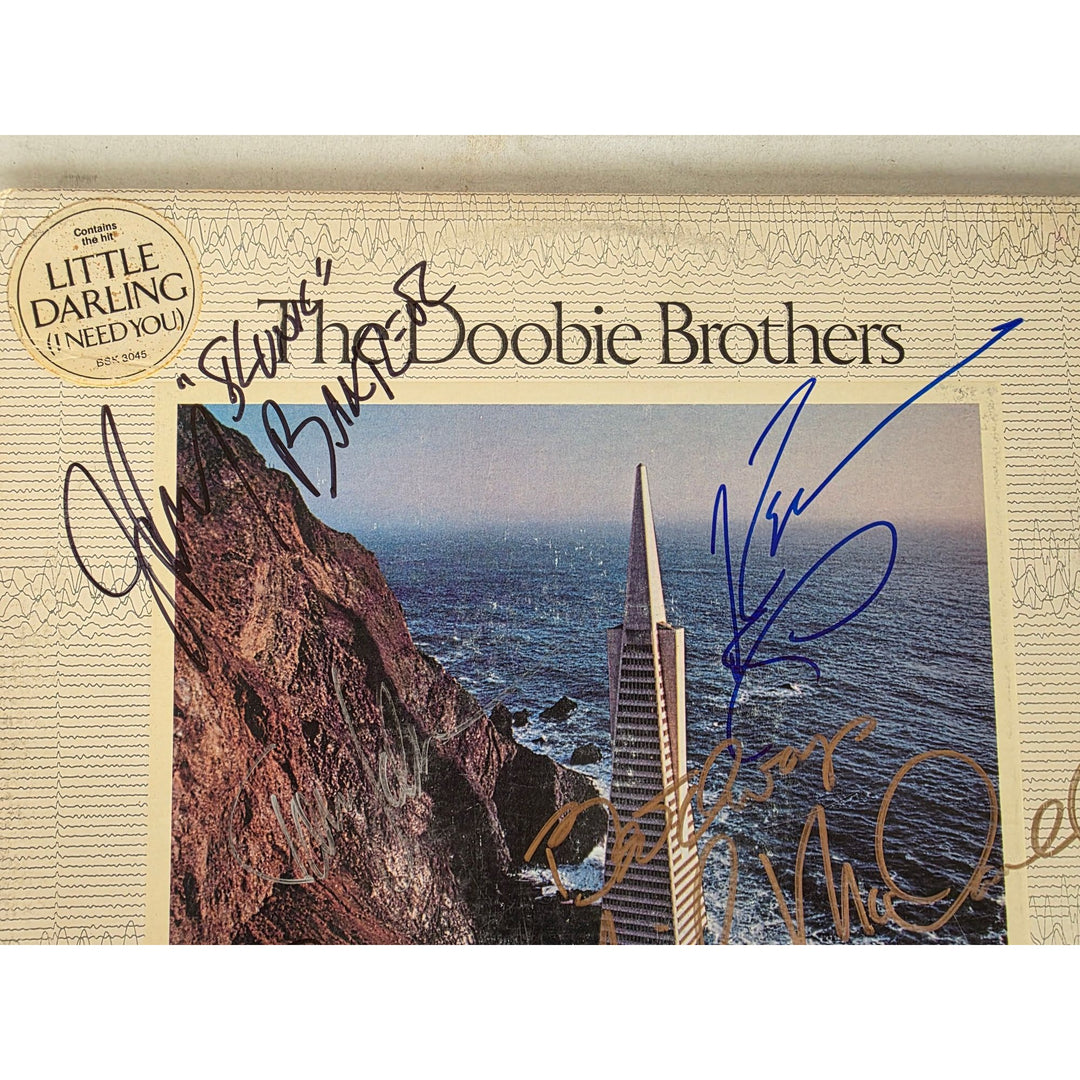 The Doobie Brothers ''Takin it to the Streets'' LP signed with proof.