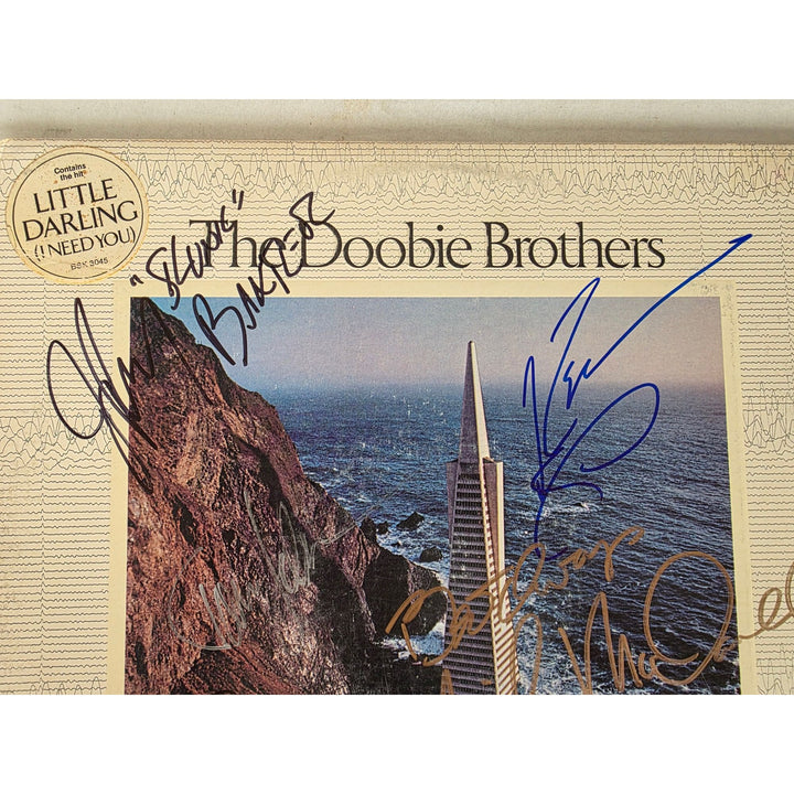 The Doobie Brothers ''Takin it to the Streets'' LP signed with proof.