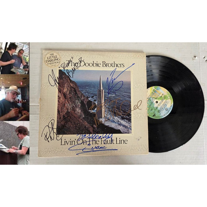 The Doobie Brothers ''Takin it to the Streets'' LP signed with proof.