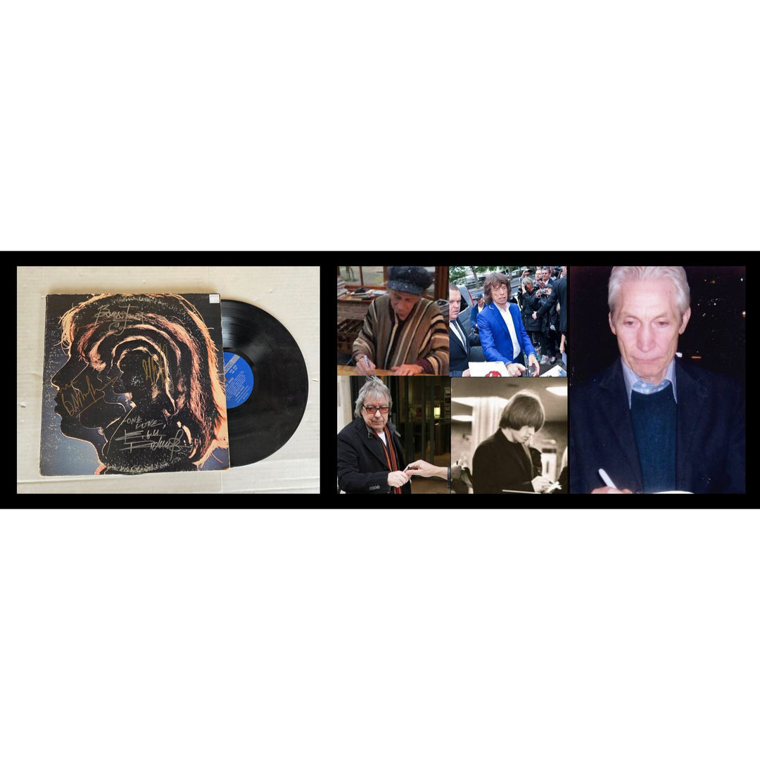 The Rolling Stones ''Hot Rocks'' LP signed with proof.