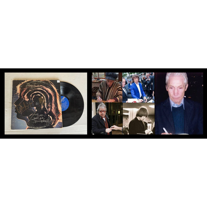 The Rolling Stones ''Hot Rocks'' LP signed with proof.