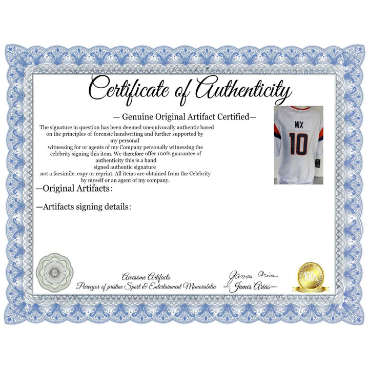 Bo Nix Denver Broncos Nike game model jersey size xl 