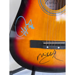 Load image into Gallery viewer, Phish Band, Trey Anastasio, Jon Fishman, Mike Gordon, Page McConnell One of A kind  acoustic guitar signed
