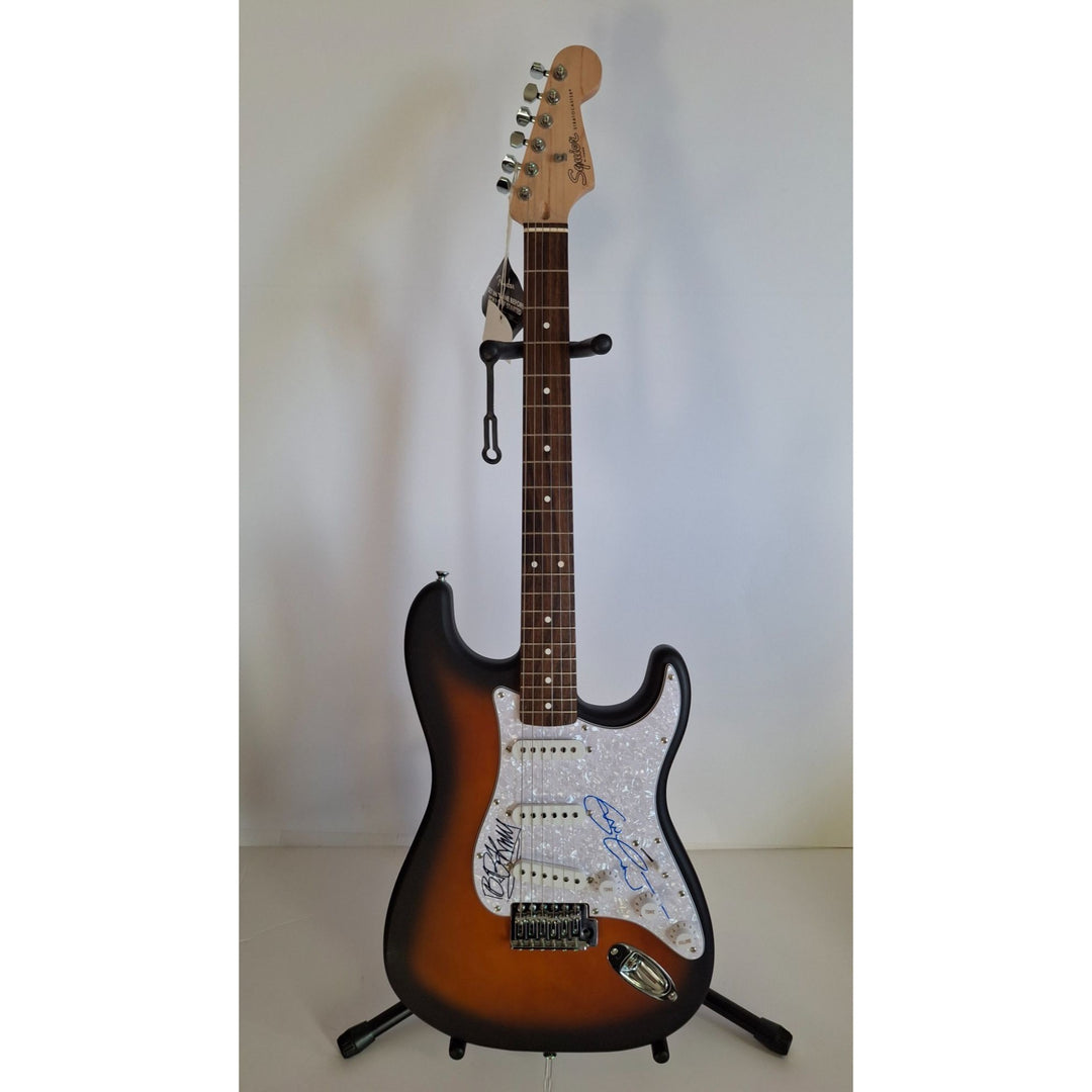 BB King & Eric Clapton, Fender Stratocaster electric guitar signed with proof