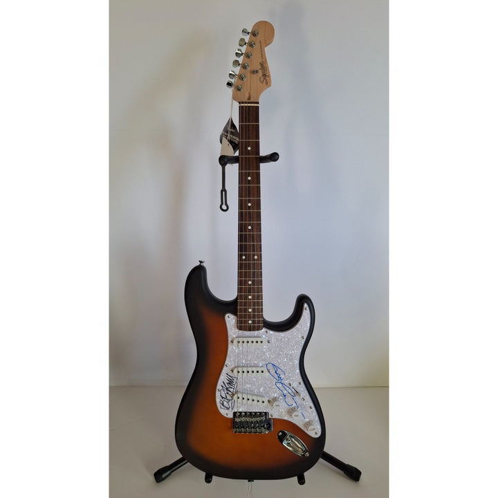 BB King & Eric Clapton, Fender Stratocaster electric guitar signed with proof